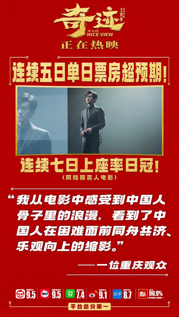 《奇迹·笨小孩》路演收官 文牧野用心诠释“以爱为名”幸福故事(图2) 《奇迹·笨小孩》路演收官 文牧野用心诠释“以爱为名”幸福故事(图2)